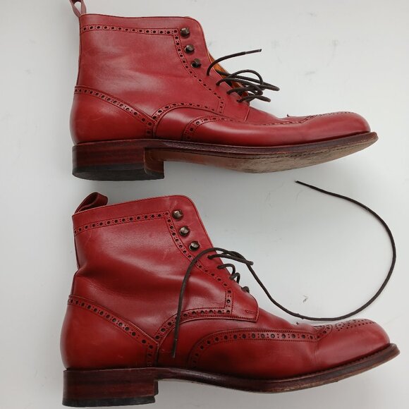 Dress Boots Carmina Shoemaker by Jose Pujadas Goodyer Hand Made Size 6 or 6.5 - Picture 6 of 16